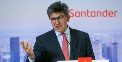 José Antonio Álvarez, consejero delegado de Santander, en una imagen de archivo.