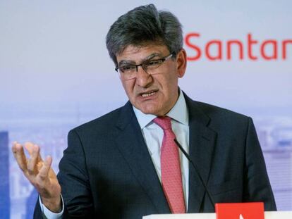 José Antonio Álvarez, consejero delegado de Santander, en una imagen de archivo. 