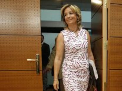 Esperanza Aguirre, en septiembre de 2012.