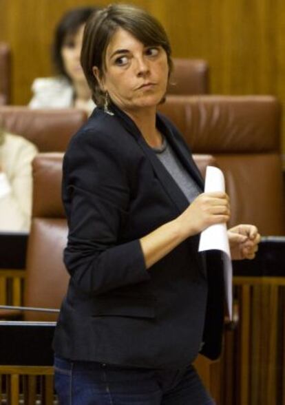 La consejera Elena Cortés.