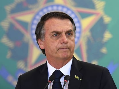 Bolsonaro, el pasado enero en Brasilia.