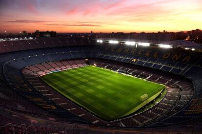 El Camp Nou.