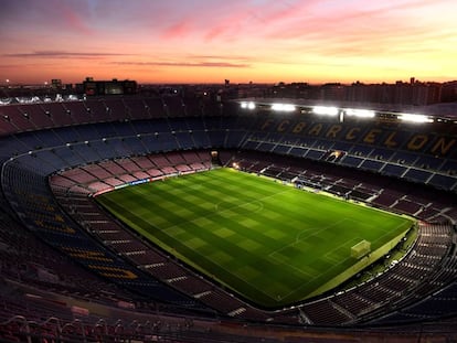 El Camp Nou.