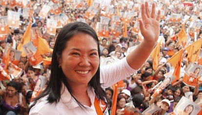 Keiko Fujimori en abril de 2011. 