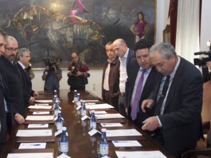 Reuni&oacute;n de la mesa de expertos creada por la Diputaci&oacute;n de Castell&oacute;n.