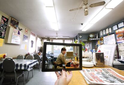 Interior del Smokehouse Diner, en Calgary (Canadá), uno de los escenarios habituales de la primera temporada de 'Fargo'. Es la cafetería del padre de Molly Solverson, protagonista de la serie.