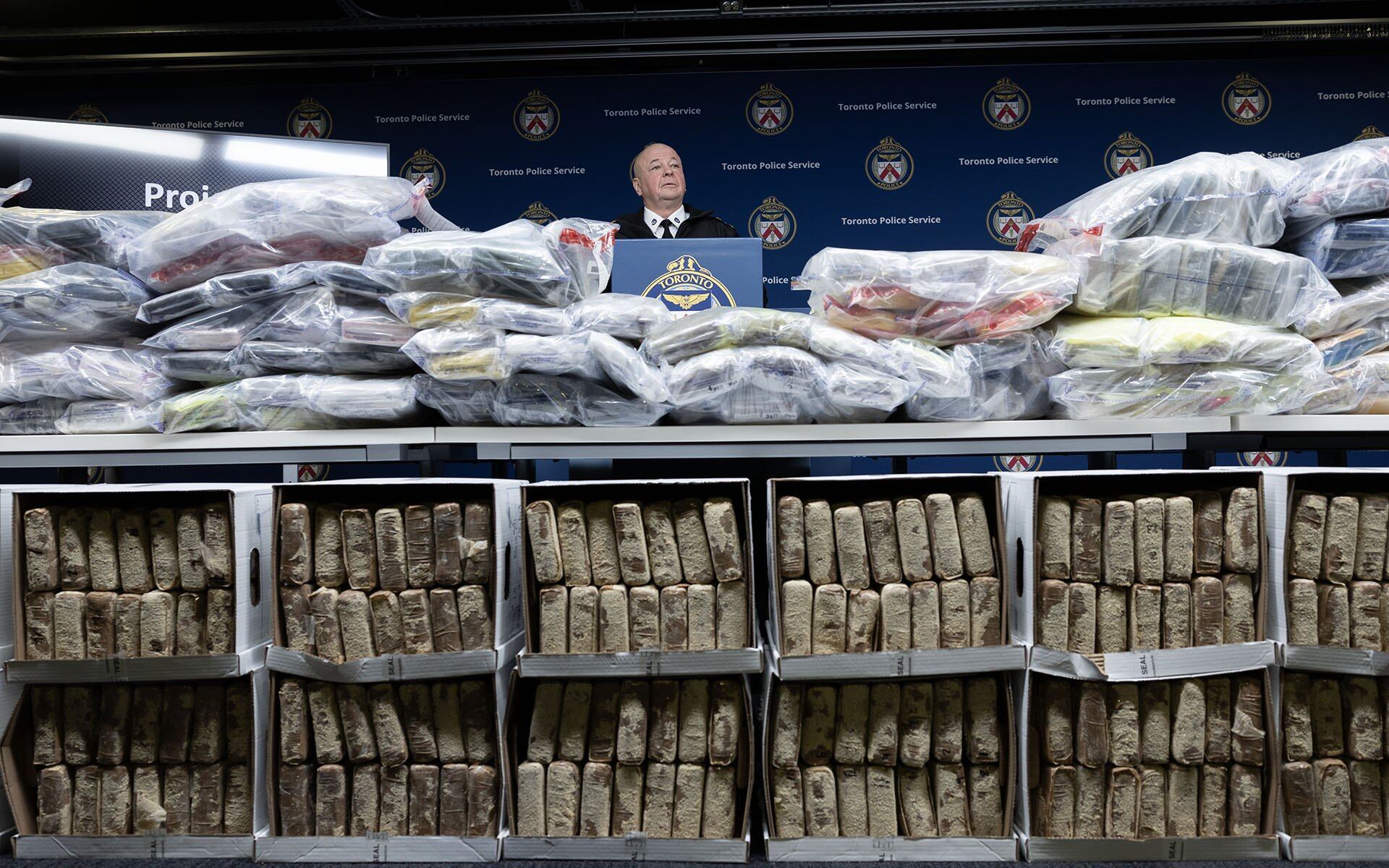 Canadá incauta 835 kilos de cocaína al CJNG, el mayor decomiso de la historia de Toronto