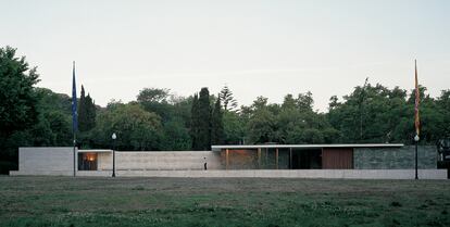 Pabellón de Barcelona, de Mies van der Rohe y Lilly Reich (1929).