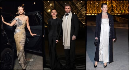 Gigi Hadid, Victoria y David Beckham y Carlota Casiraghi