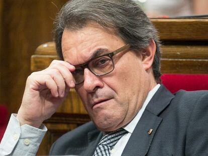 El presidente de Catalu&ntilde;a, Artur Mas.