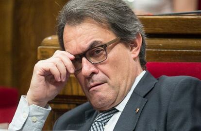 El presidente de Catalu&ntilde;a, Artur Mas.