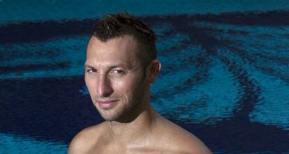 El campeón de natación Ian Thorpe.