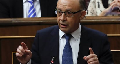 El ministre d'Hisenda, Cristóbal Montoro.