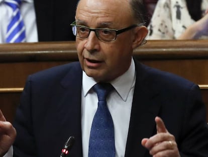 El ministre d'Hisenda, Cristóbal Montoro.