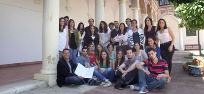 Estudiantes de Derecho de Córdoba que integran el Laboratorio Jurídico sobre Desahucios.