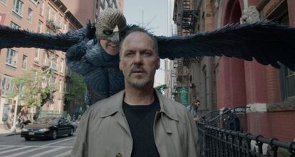 Michael Keaton en una escena de 'Birdman', de Alejandro González Iñárritu.