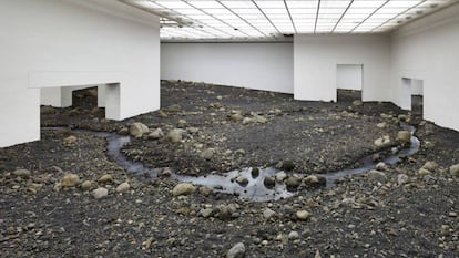 Instalaci&oacute;n de Olafur Eliasson en el Louisiana Museum de Dinamarca.