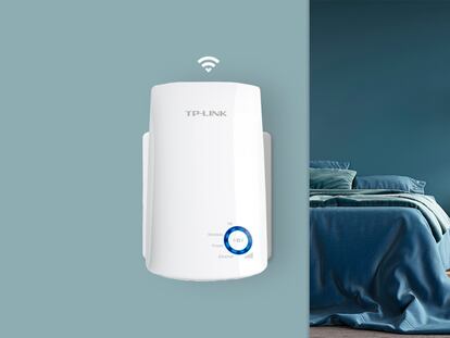Este repetidor WiFi ofrece velocidades de hasta 300 Mbps en toda la casa.