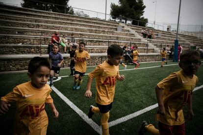 Último entrenamiento antes del II Torneo CF Tramontana La Mina. 