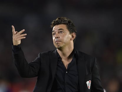 Marcelo Gallardo, entrenador de River Plate. 