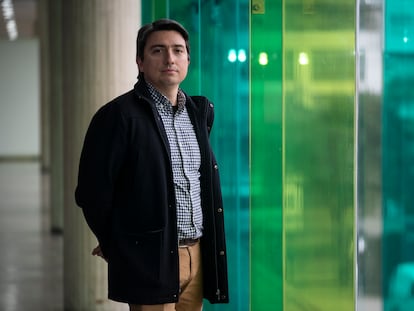 Nicolás Pernett, historiador y profesor colombiano, en la FILBO, en Bogotá, el 21 de Abril del 2023.