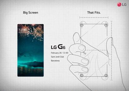 Invitación LG G6 MWC 2017