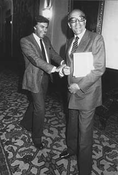 Felipe González y Leopoldo Calvo-Sotelo, en 1982.