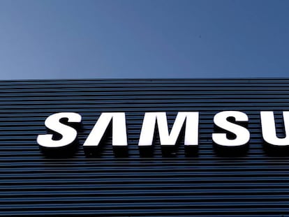 Logo de Samsung. 