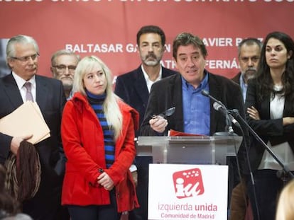 Luis Garc&iacute;a Montero durante la presentaci&oacute;n de su &#039;Consejo c&iacute;vico&#039;. 