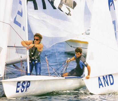 Francisco Sánchez y Jordi Calafat en busca del oro en Barcelona 92.