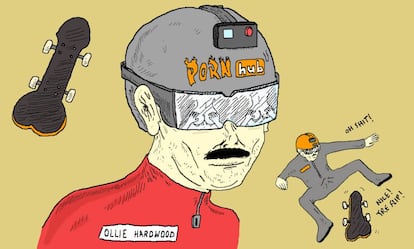 Imagen de la entrevista entre Jenkem y Corey Price (Vicepresidente de Pornhub)