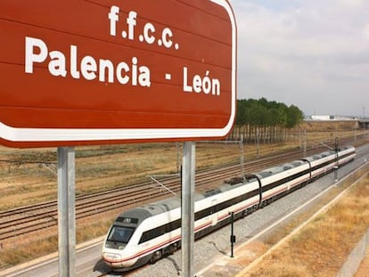 Línea de Alta Velocidad Palencia-León.