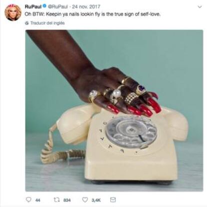 RuPaul publicó un 'tweet' con esta obra de Christto&Andrew.