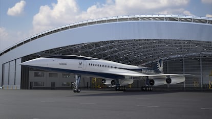 Diseño del futuro avión Overture, de Boom Supersonic.