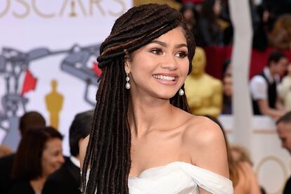 Las rastas que Zendaya lució en los Oscar de 2015 levantaron polémica.