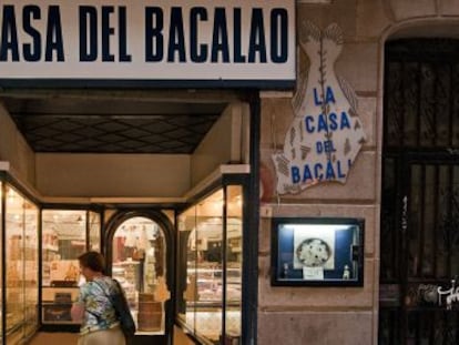 La Casa del Bacalao de la calle de Comtal.