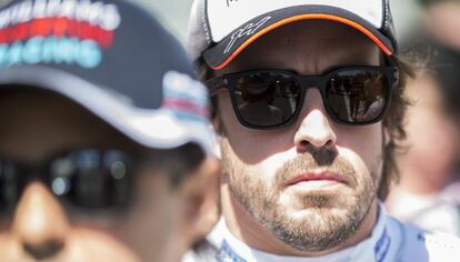 Fernando Alonso, el pasado día 20, antes del accidente de Melbourne.
