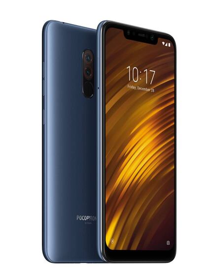 El Pocophone F1 llega también con un notch en su pantalla