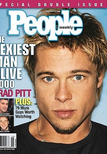 O homem do milênio não foi outro se não Brad Pitt, ganhando, em 2000, sua segunda capa como o homem vivo mais sexy.