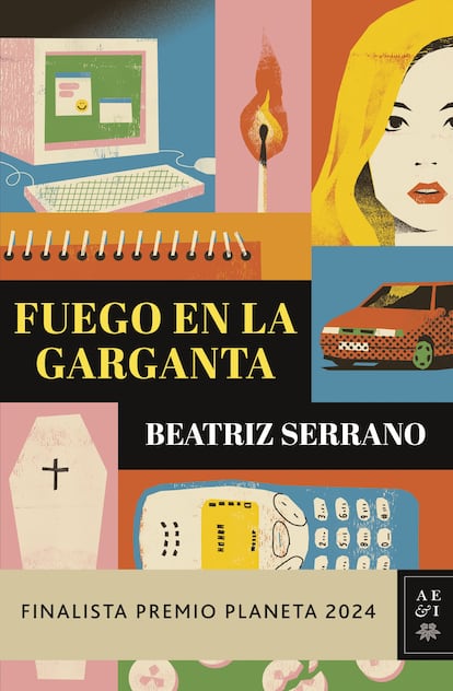 Portada de 'Fuego en la garganta', de Beatriz Serrano.