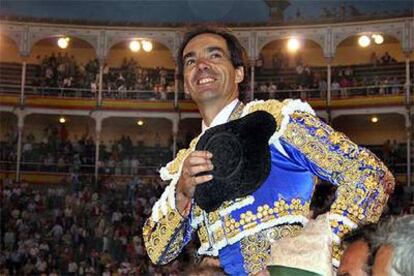 El Cid, a hombros ayer en Las Ventas.