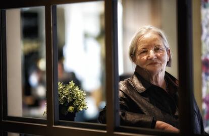 La cocinera de François Mitterrand, Daniele Delpeuch, en un restaurante de Madrid.