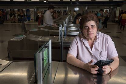 Olga Díaz Gil, jefa de sector de la estación de Moncloa.