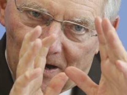 El ministro alemán de Finanzas, Wolfgang Schäuble. EFE/Archivo