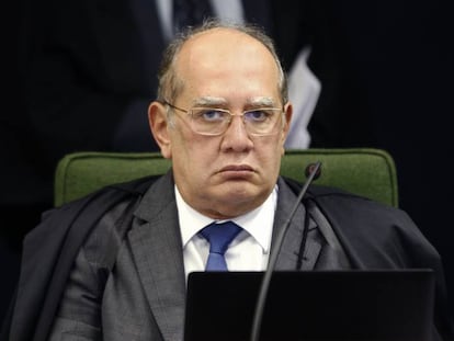 El juez del Supremo Gilmar Mendes, el pasado 13 de junio.