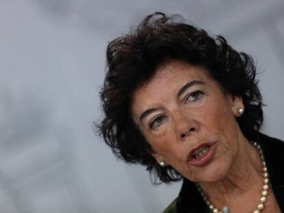 La portaveu del Govern espanyol, Isabel Celaá.