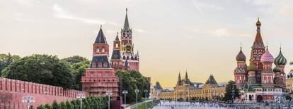 Imagen de la Plaza Roja, epicentro de Moscú, la capital de Rusia. 