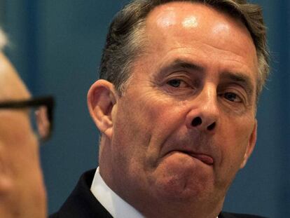 El ministro británico de Comercio Internacional, Liam Fox