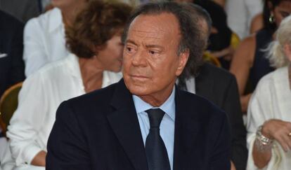 El cantante Julio Iglesias.