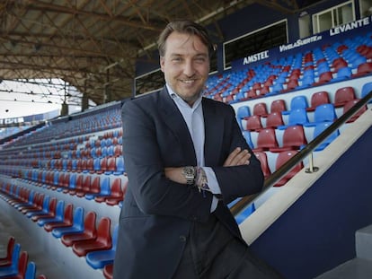 Quico Catal&aacute;n, en el estadio Ciutat de Valencia.